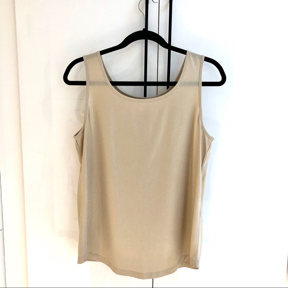 Metallic Gold Chico’s Tank Top